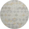thumbnail image 2 of Addison Rugs Mayfield Premium Machine Washable Transitional Geometric Ivory Round Rug, 8' x 8', 2 of 6
