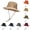 Black, variant on Unisex Solid Vintage Fisherman Hat,Outdoor Hiking Bucket Cap,Sun Protection Headwear with Adjustable Cord and Snap Fastener,Portable Hat for Beach Walking Camping Trip Black