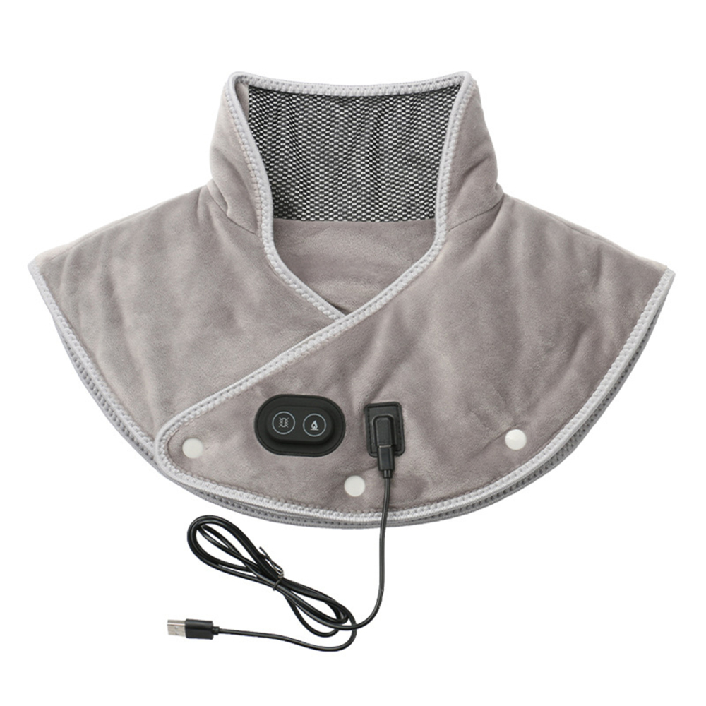 Relieve Neck Heating Bandage 3 Levels Vibration Carbon Fiber Heating for Relieving Muscle Pain