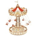 thumbnail image 1 of ROBOTIME Swing Ride DIY Music Box 3D Wooden Puzzle,Gift for Birthday Children Adult, 1 of 4