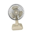 thumbnail image 3 of Ventilador de escritorio pequeño, refrigeración por aire, diseño, ventilador personal portátil de 3 velocidades para blanco, 3 of 9