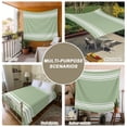 thumbnail image 6 of Sage Green Large Tapestry for Bedroom Wall Hanging Tapestry, Farmhouse Sage Green White Striped Ceiling Backdrop Tapestries Poster Blanket Wall Decor for Teens Room Living Room Dorm 86" x 104", 6 of 8