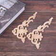 thumbnail image 2 of 20 Piezas de Muebles Artesanales Florales Europeos Apliques Tallados Decorativos Madera Pared Puerta de Esquina, 2 of 8