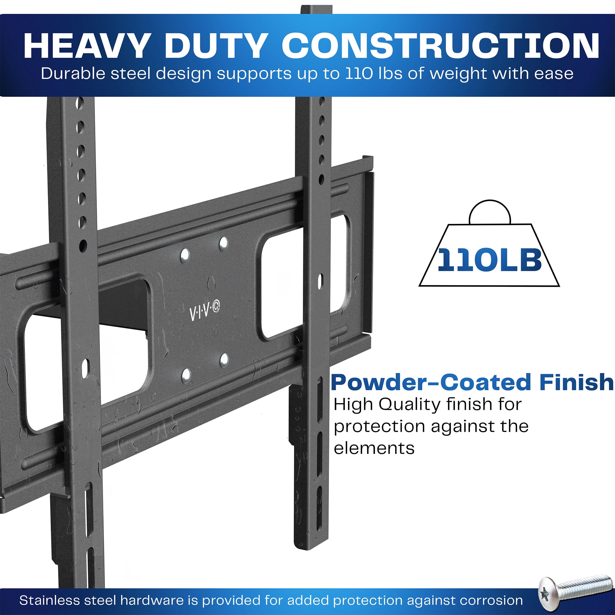 VIVO Outdoor Full Motion 32” to 85” Gazebo TV Mount