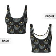 thumbnail image 5 of Naloa Faces Of The Cat Sports Bras for Women, High Support Bra with Removable Pads, Comfortable - Large, 5 of 9