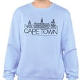 thumbnail image 2 of Skyline Cape Town South Africa Sweatshirt Unisex Large Light Blue, 2 of 5