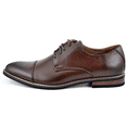 thumbnail image 2 of Bruno Marc Moda Italy Prince Men’s Classic Oxford Lace-Up Dress Shoes, 2 of 5