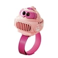 thumbnail image 1 of Inteprter Correa de anillo de silicona para mascotas, ventilador bonito para reloj, carga USB para niños, eliminación de tres niveles Electrodomésticos Proyección rosa, 1 of 6