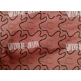 thumbnail image 5 of oneOone Cotton Poplin Dark Rose Brown Fabric Travel Sewing Material Print Fabric By The Yard 56 Inch Wide, 5 of 6