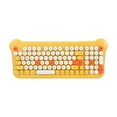 thumbnail image 2 of 2024 Colourful Retro Round Cap Wireless Keyboard And Mouse Set Desktop PC Laptop Universal Wireless Keyboard Smart Power Saving, 2 of 7