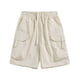 thumbnail image 1 of Mens Pantalones Casuales Multi-Bolsillo Elástico Pantalones Cortos de Cintura, Pantalones Cortos Deportivos Ligeros para Hombres, 1 of 3