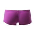 thumbnail image 3 of Qwertyu Men's Jock Strap Supporters Underwear Jockstrap Male Boxer Briefs Athletic Briefs Purple L, 3 of 3