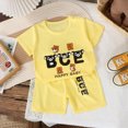thumbnail image 3 of Toddler Girl Boy 2 Piece Cute Print Short Sleeve T-Shirt and Shorts Set Round Neck Tee Elastic Waist Outfits Kaprioy Toddler Girl Clothes 6 9 18 24 Months 2T 3T 4T 5T 6T, 3 of 4