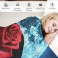 thumbnail image 3 of Orinice Rose Moon Box Warm Lightweight Blanket Soft Fleece Blankets Throw Blanket for Living Rooms Sofa Decor Cow Gifts All Seasons Long-Lasting Blanket 40x50in, 3 of 6