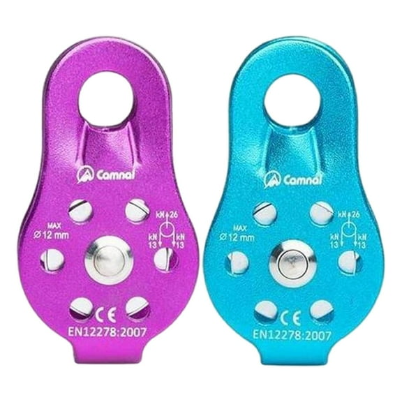 2x Heavy Duty Climbing Pulley with Ball Bearing Rock for Climbing Aloft Work