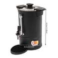 thumbnail image 2 of Commercial Electric Coffee Pot, 8L Hot Water Dispenser, Stainless Steel Coffee Urn Black, 2 of 12
