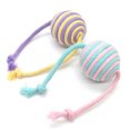 thumbnail image 5 of Cotton Rope Sphere Cats Teaser Toy Interaction Cats Teasing Chewing Sphere Boredom Cats Entertainment Toy for Exercise 6PCS, 5 of 8