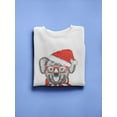 thumbnail image 3 of Christmas Hipster Fashion Koala. Sweatshirt Women -Image by Shutterstock, Female Medium, 3 of 4