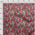 thumbnail image 3 of oneOone Cotton Cambric Fuschia Pink Fabric Floral & Diy Clothing Quilting Fabric Print Fabric By Yard 42 Inch Wide, 3 of 5