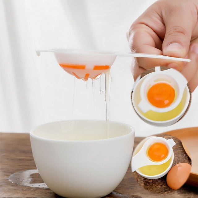 TIMIFIS Egg Separators White Separator Filter Separator Kitchen Baking Yolk Protein Separation Kitchen Gadgets