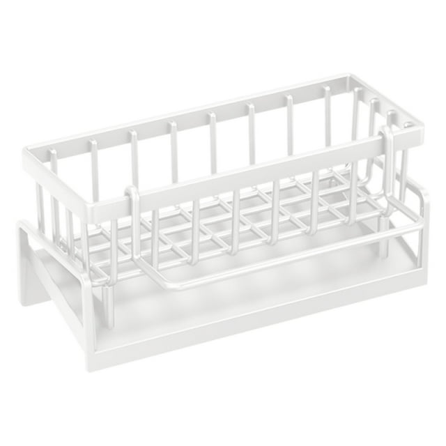 Drain Rack Kitchen Organizer for Countertop High-Drain Performance with Caddy Style Sponge Holder and Soap Dispenser Storage