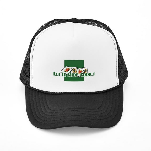 CafePress - Let It Ride - Adjustable Unisex Printed Trucker Hat with Mesh Back
