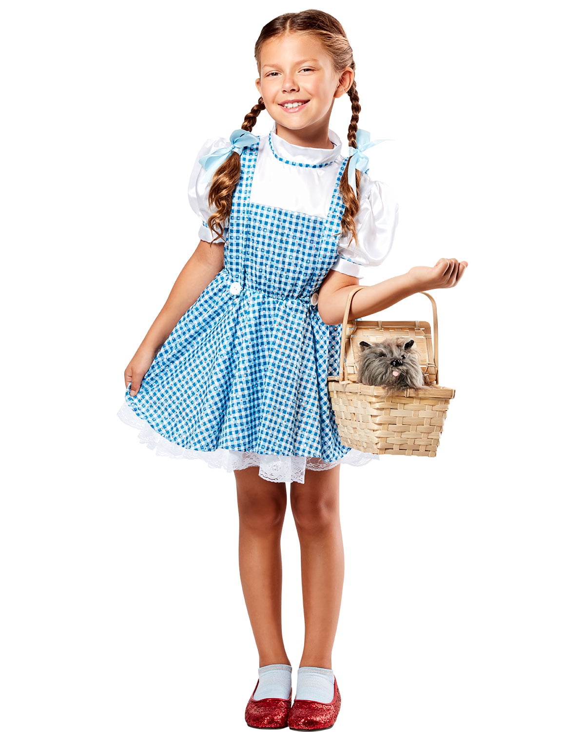 The Wizard of Oz Dorothy Sequin Costume for Toddlers by Rubies, Girls 2T-4T