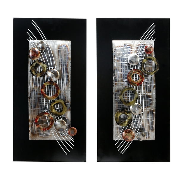 Metal Wall Decor Set Of 2 Assorted Amazingly Low Priced