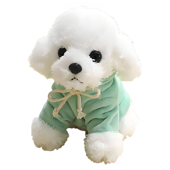 BESTSKY 2026 New Dog Stuffed Animal,Lively Teddy Bear Puppy Stuffed Animal,Soft and Huggable Dog Plush,For Kids,Gift,Playtime,Home Decor,Green,20Cm