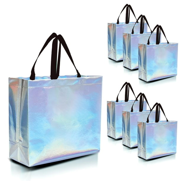 Set de 30 bolsas de regalo Nush Nush iridiscentes de 33 x 13 x 28 cm