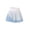 Blue, variant on Girls Pleated Skirt School Uniform, High Waist A-Line Mini Skirt for Kids 5-16 Years