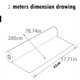 thumbnail image 4 of 1 Roll, Silvery Golden Glitter Film Instant Sticker, Furniture Refurbishment Decorative Wall Sticker, Aluminum Film Self-adhesive Wallpaper, 17.72*78.74in, 4 of 4