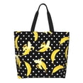 thumbnail image 1 of Easygdp Banana Bolsas Tote para Mujer, Bolsos de Hombro para Viaje, Bolsos de Mano de Gran Capacidad para Compras y Trabajo, 1 of 8