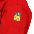 thumbnail image 2 of Just In Trend Classic Safety Work Coverall - Long Sleeve - 100% C - 7 oz - (Red - 4XL), 2 of 3