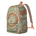 thumbnail image 2 of Tribal Folk Backpack, Durable and Lightweight with Symbolic Vintage and Meditation Art, 2 of 5