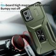 thumbnail image 2 of Allytech Rugged Case for Motorola Moto G (2023), [Slide Camera Cover] [360° Rotating Kickstand] [Military Protection] [Magnetic Car Mount] Non-Slip Anti-Scratch Shockproof Heavy Duty Case - Green, 2 of 8