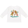 thumbnail image 3 of Inktastic Merry Christmas with gingerbread cookies Boys or Girls Long Sleeve Toddler T-Shirt, 3 of 5