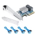 thumbnail image 1 of Controlador SATA3.0 de 4 puertos y 6 Gbps con tarjeta SATA PCIe para escritorio, 1 of 7