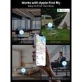thumbnail image 2 of Miroddi Keychain Tracker, Men's Key Chain Works with Find My(iOS Only), Heavy Duty Keychain Carabiner Car Key Chains, Anti-Lost Tracker with Keyrings, Rechargeable & Waterproof, 2 of 8