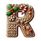 thumbnail image 2 of Seyotauo 26 Gingerbread Alphabet Letter Ornaments, Christmas A to Z Letters - Xmas Tree Hanging Ornaments for DIY Crafts, 2 of 4