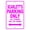 Pink, variant on Scarlett's Parking Only All Others Will Be Towed Name Gift Novelty Metal Aluminum 8"x12" Sign