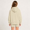 thumbnail image 6 of LRen Hoodies for Girls Cute Graphic Print Oversized Long Sleeve Hooded Sweatshirt Youth Preppy Trendy Pullover Pocketless Kids Fall Winter Clothes 2-14 Years, 6 of 6