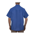 thumbnail image 2 of AKAM Guayabera camisa para hombre 100% LINO Hecho en México (Manga Corta, Azul, M) Comodidad y estilo para uso casual o formal. Ideal para cualquier tipo de clima, templado o cálido., 2 of 5