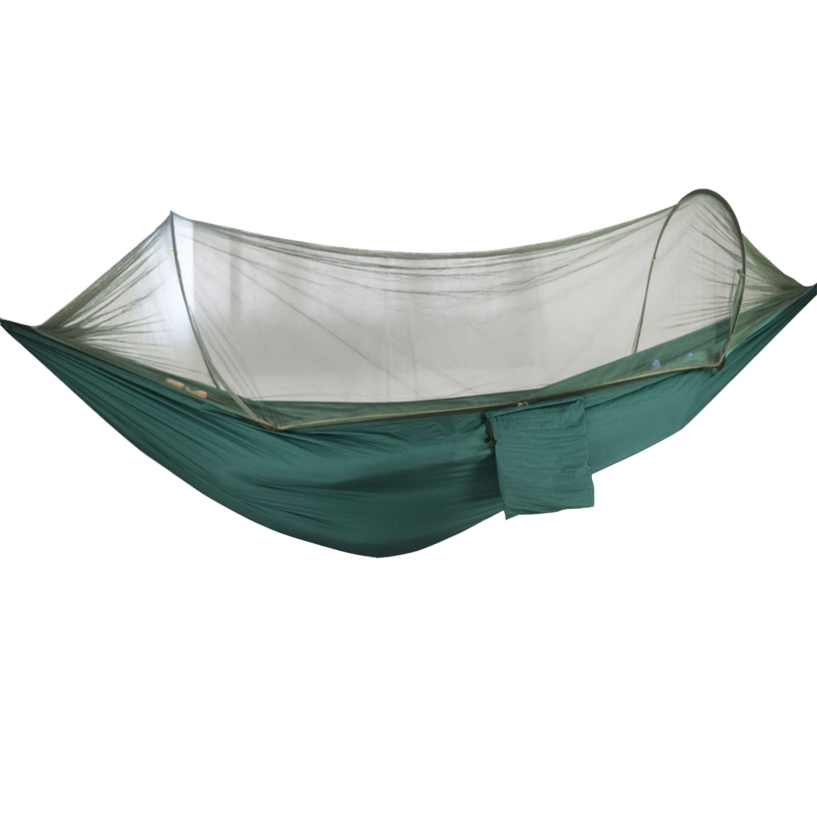 Ranliy Camping Hammock with Mosquito Net, Lightweight Hanging Hammocks Tree Straps Swing Hammock Bed for Outdoor Backpacking Backyard Hiking