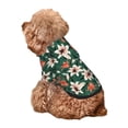 thumbnail image 5 of Honeii Lilies Flowers Print Small Dog Hoodies Pet Hooded Sweatshirts Fall Winter Puppy Cat Sweaters Warm Clothes for Small Dogs Outfits Costume-Large, 5 of 7