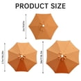 thumbnail image 3 of LHWEN Waterproof Windproof Patio Umbrella Cover Sun and Dust Protector for Outdoor Parasol Easy Clean and Storage Sleeve for Garden Umbrellas, 3 of 5