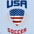 thumbnail image 2 of CafePress - Soccer Crest USA Blue Infant Bodysuit - Baby Light Bodysuit, Size Newborn - 24 Months, 2 of 4