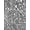 Black, Pattern 7, variant on ODIKA 2'x3' Machine Washable Non-Slip Area Rug, Vintage Damask Nouveau Inspired Ornamental Decorative Arrangement High Traffic Rug, Black, 588481