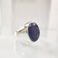 thumbnail image 2 of Lapis Lazuli Mans Ring, Natural Afghani Lapis Lazuli, Silver Jewelry, 925 Silver Ring, Birthday Gift, Heavy Mens Ring, Arabic Design, Ottoman Style Ring, Christmas, Turkey Mens Signet Ring, 2 of 5