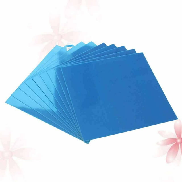 BESTYASH 18Ud Pegatinas Cuadrado Azul Decorativas Funcionales Para Paredes Baños Y Muebles Resistentes